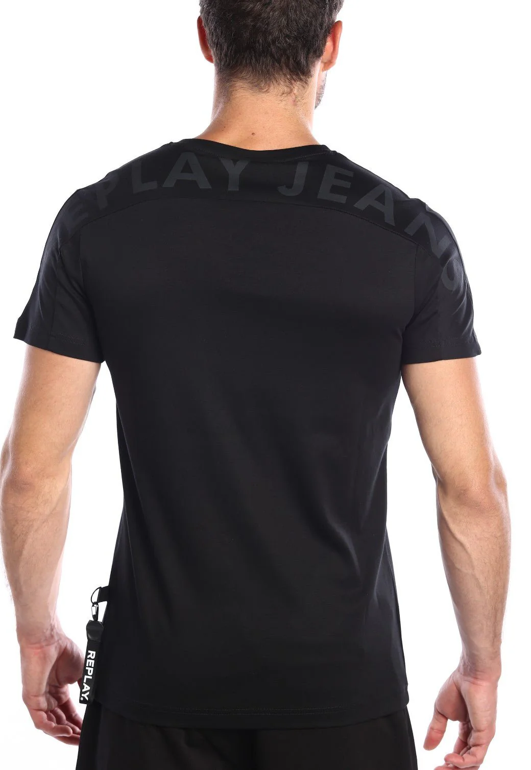 טי שירט קצרה ריפליי ג'ינס גברים - Image 3