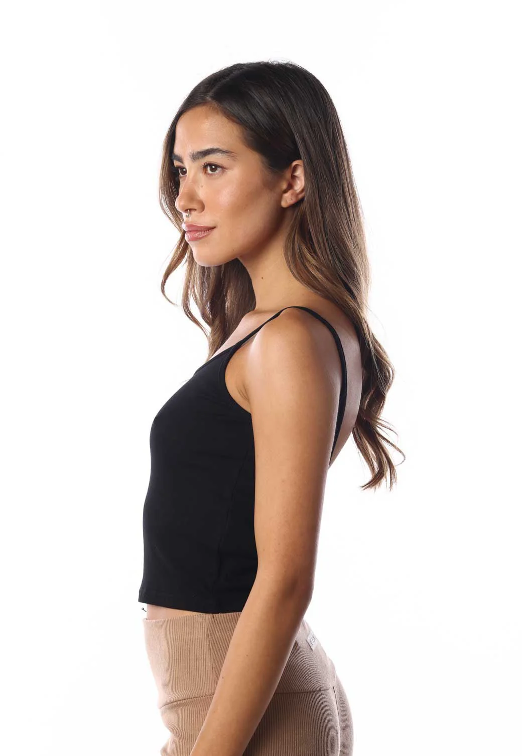 גופיית ריב כתפייה דקה נשים - Image 2