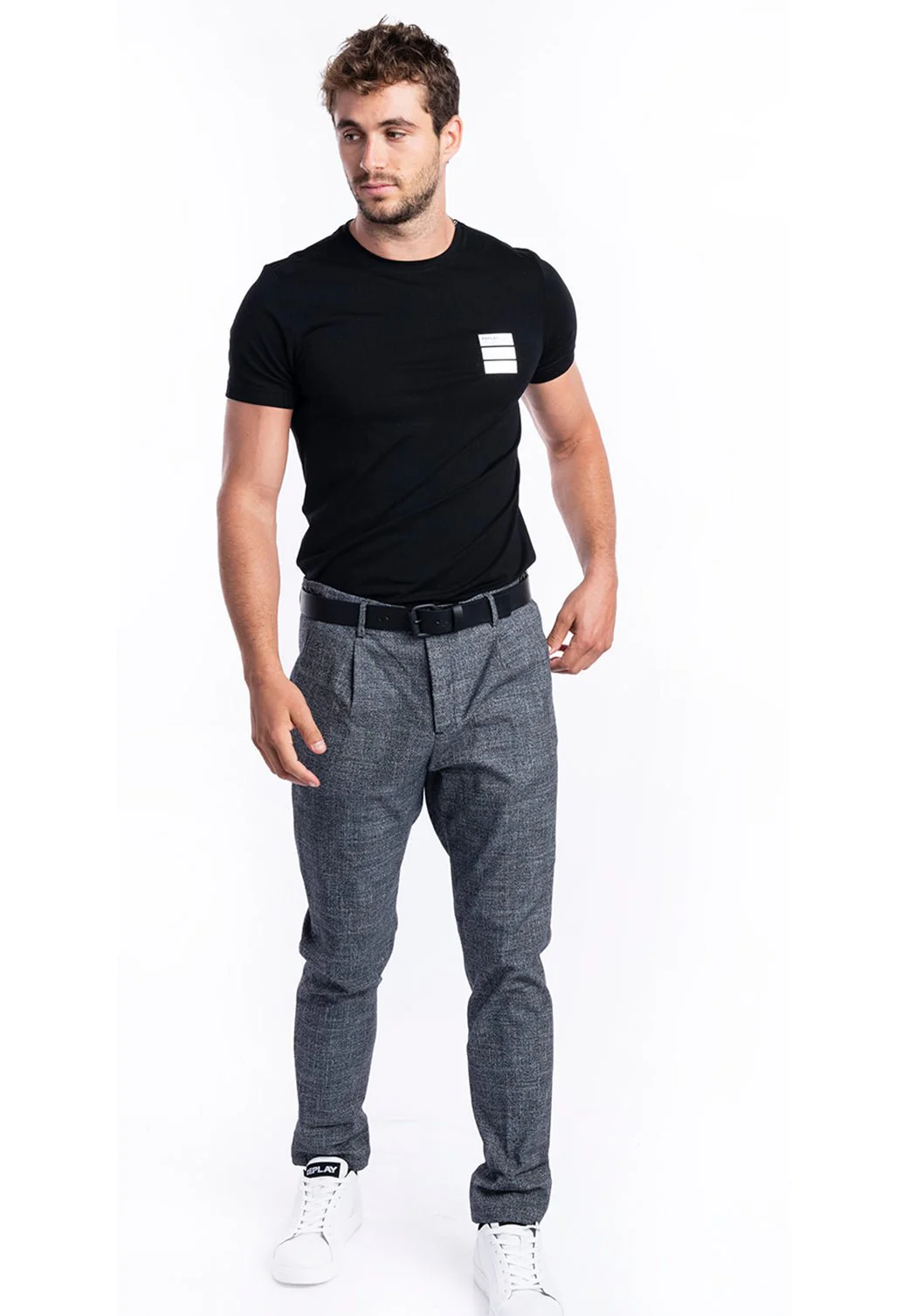טי שירט לייקרה עם לוגו גברים - Image 4