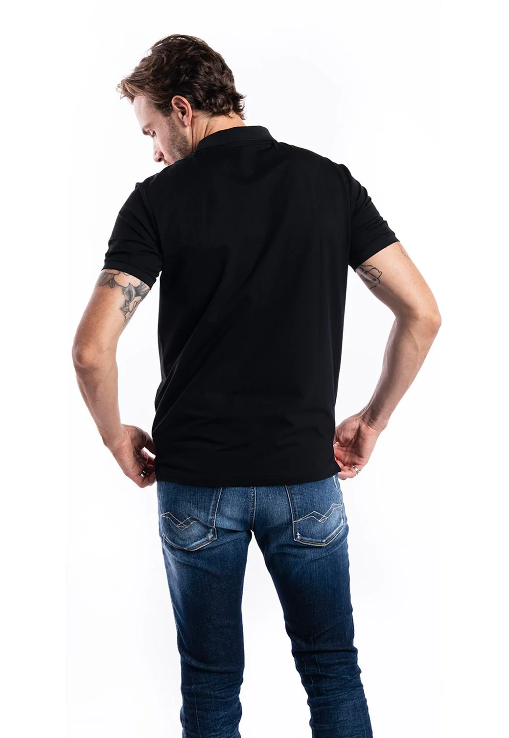 חולצת פולו מרצרייז גברים - Image 5