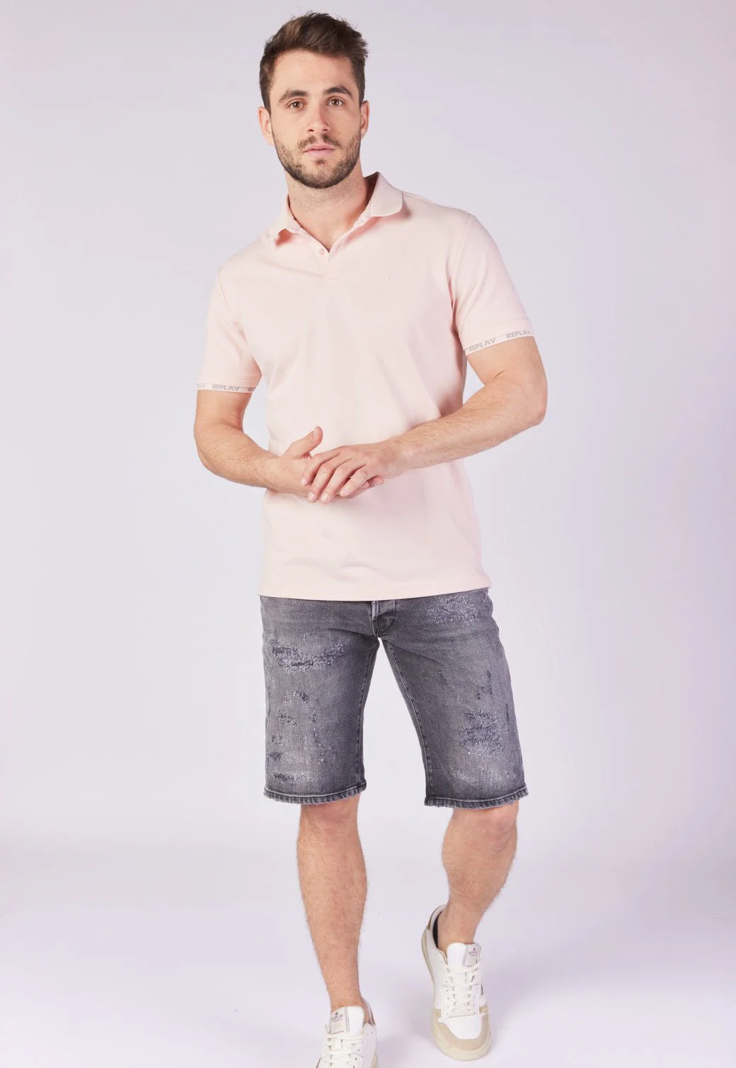 חולצת פולו פיקה קצרה גברים - Image 5