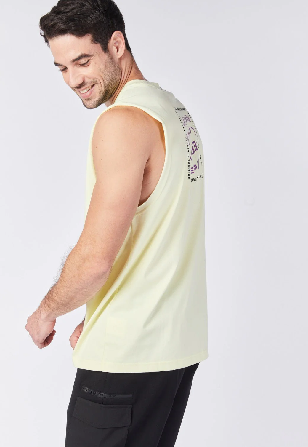 גופיה עם הדפס גברים - Image 4
