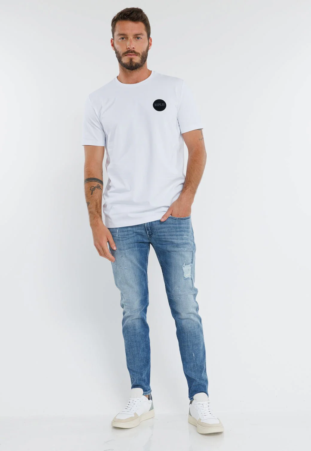 טי שירט לייקרה קצרה גברים - Image 4