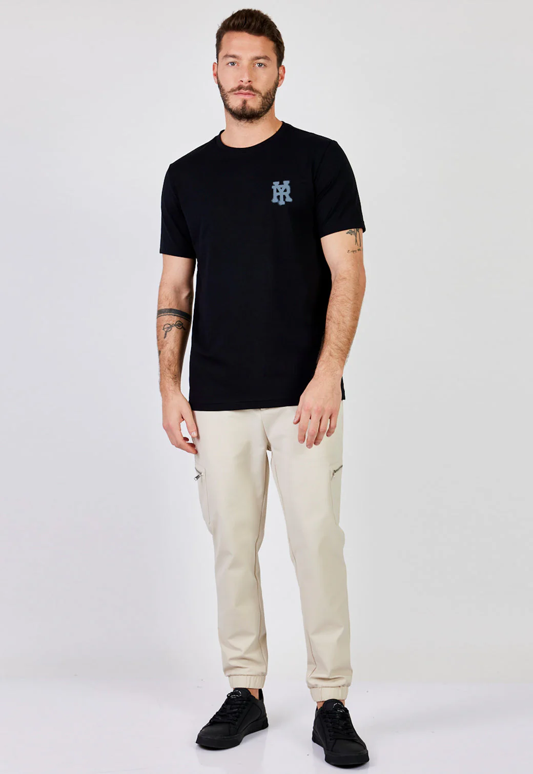 טי שירט לייקרה קצרה גברים - Image 4