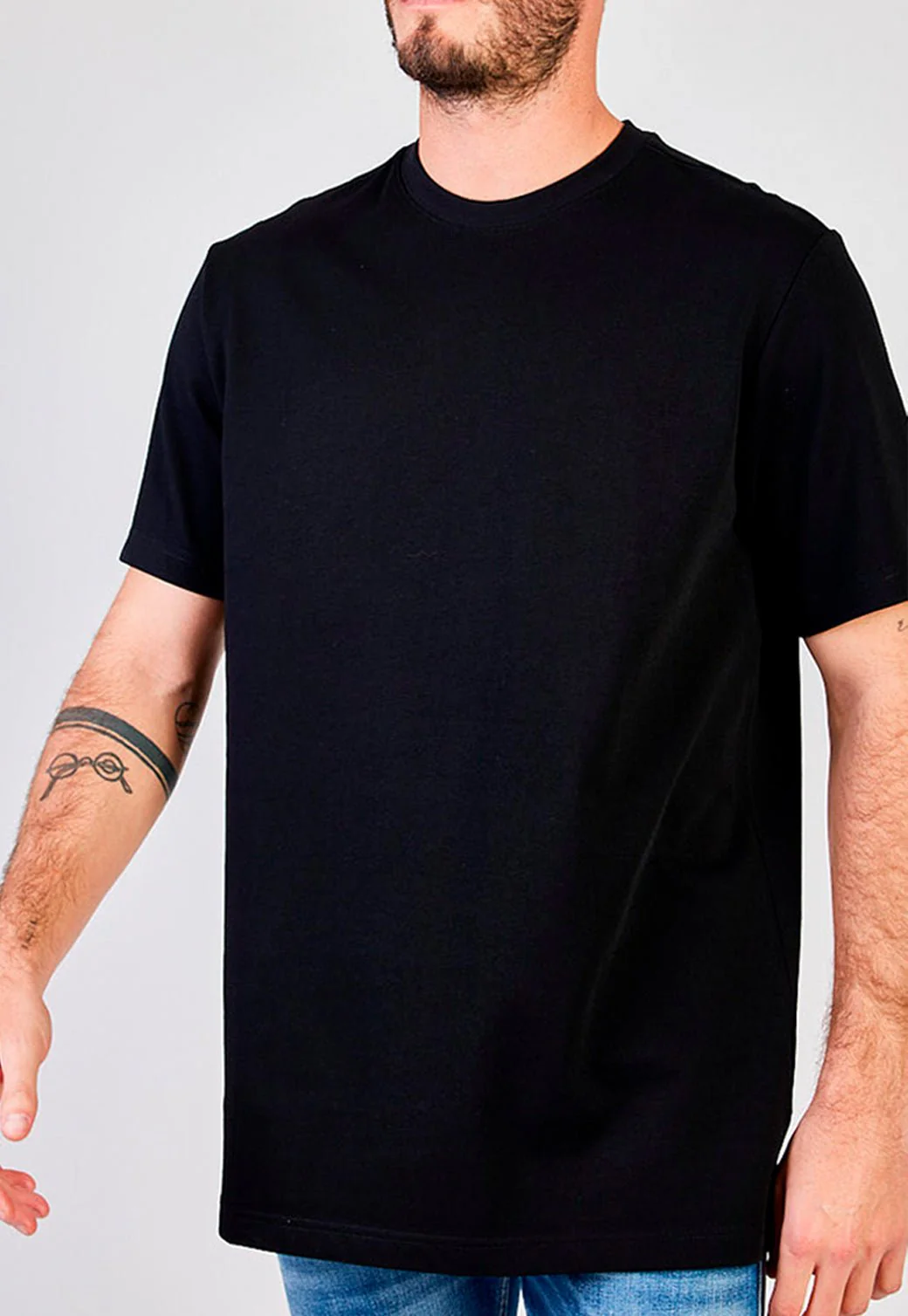 טי שירט אוברסייז קצרה גברים - Image 2
