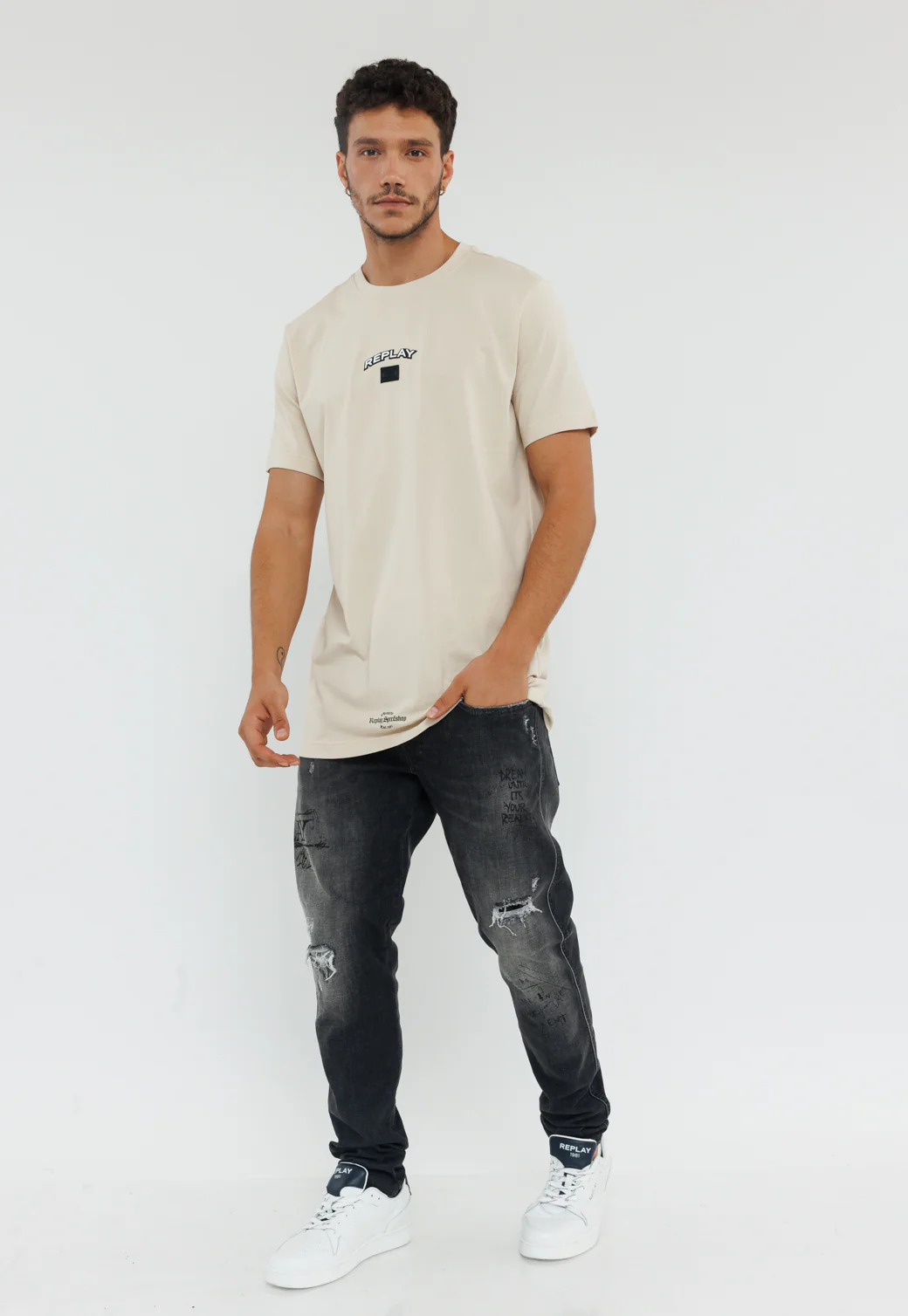 טי שירט לוגו גברים - Image 6