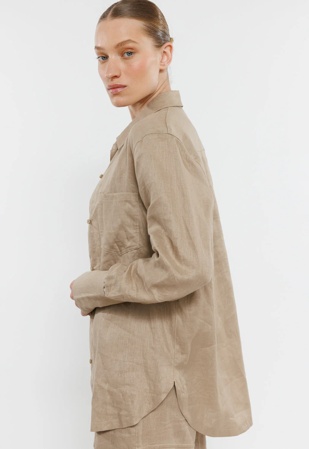 חולצה מכופתרת Buttoned נשים - Image 2