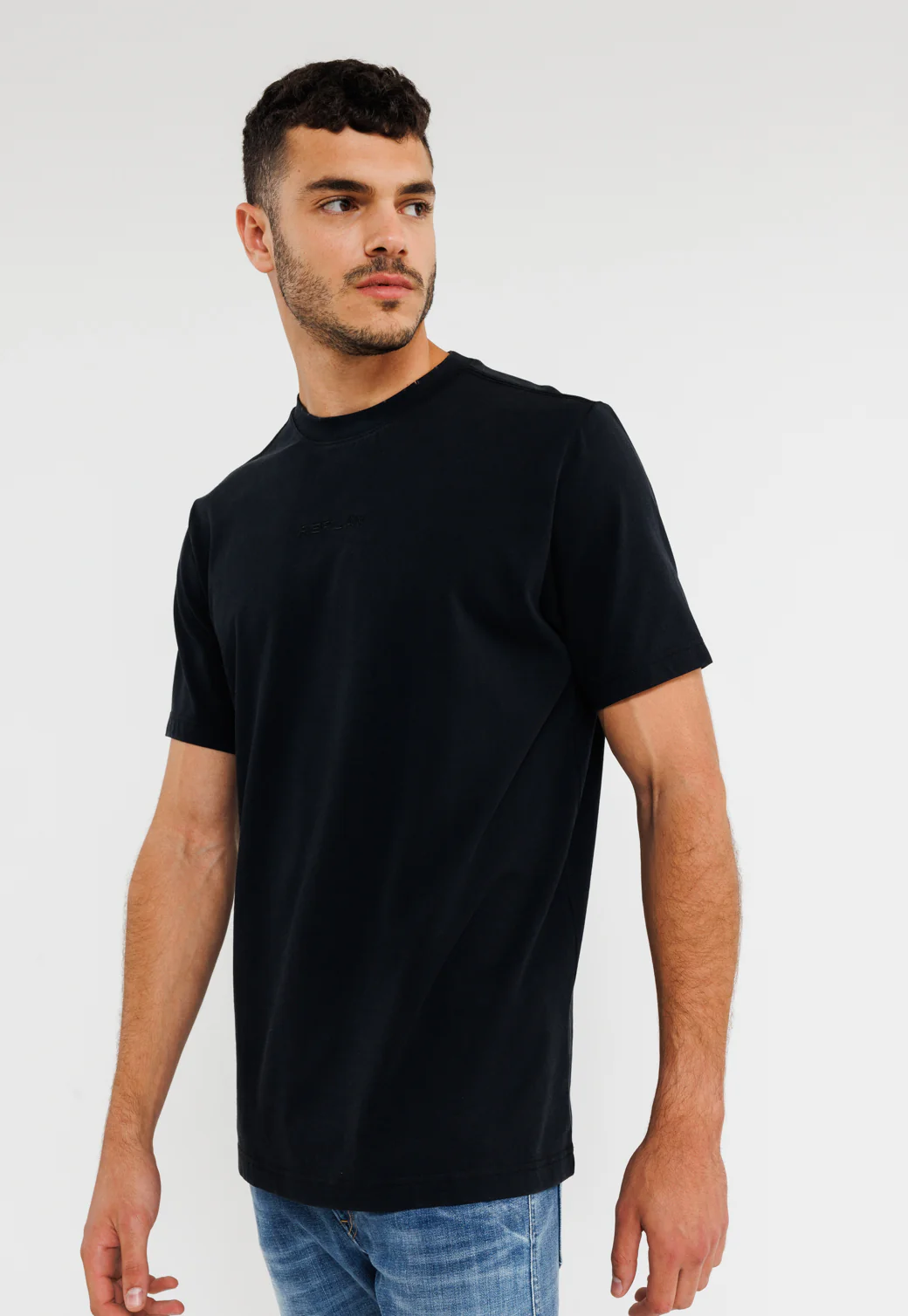 טי שירט אוברסייז עם כיתוב לגברים - Image 6