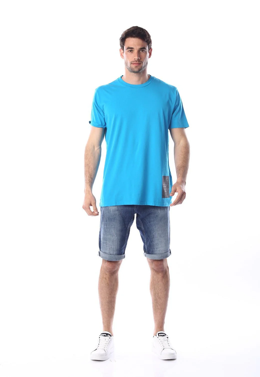 טי שירט קצרה עם לוגו גברים - Image 6