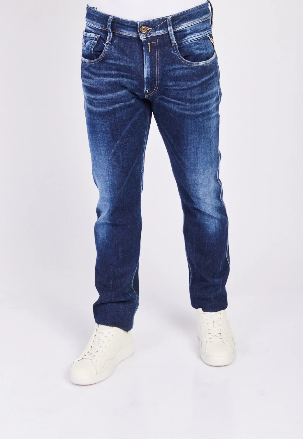 ג'ינס Anbass Slim עם שפשופים גברים