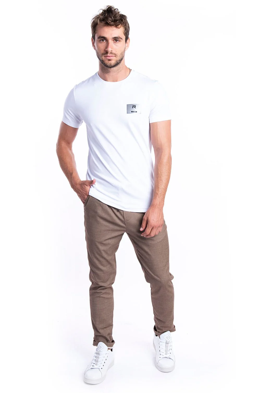 מכנסיים עם גומי גברים - Image 4