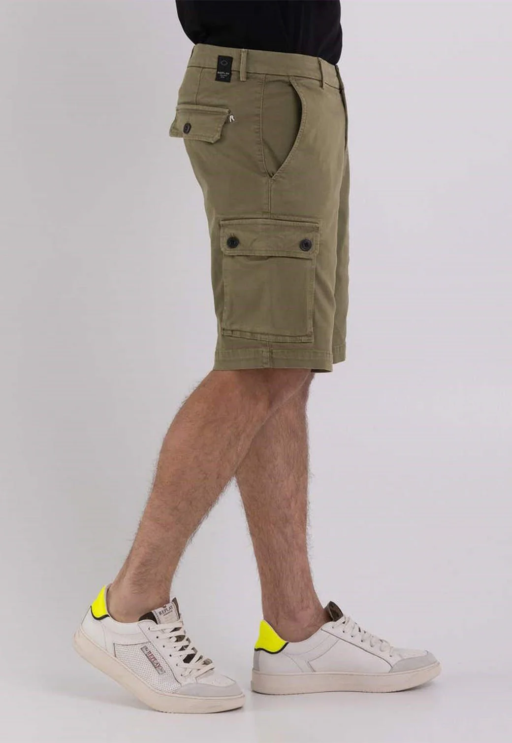 מכנסיים קצרים עם כיסים גברים - Image 5