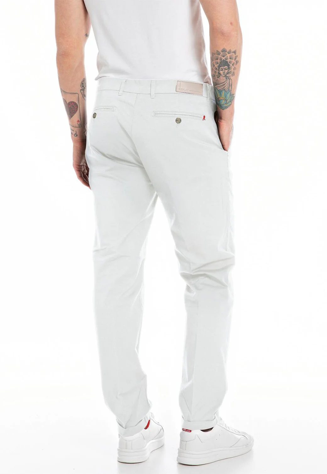 מכנסי צ'ינו Slim Fit Benni גברים - Image 2