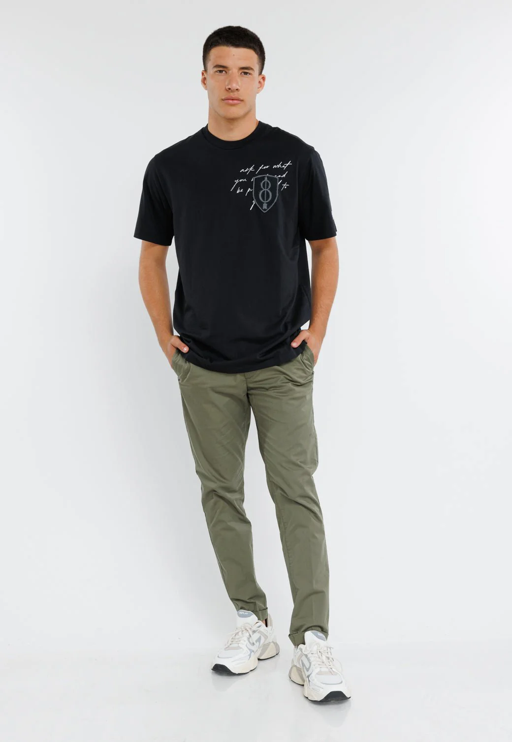 מכנסי צ'ינו Straight Leg Brad גברים - Image 4