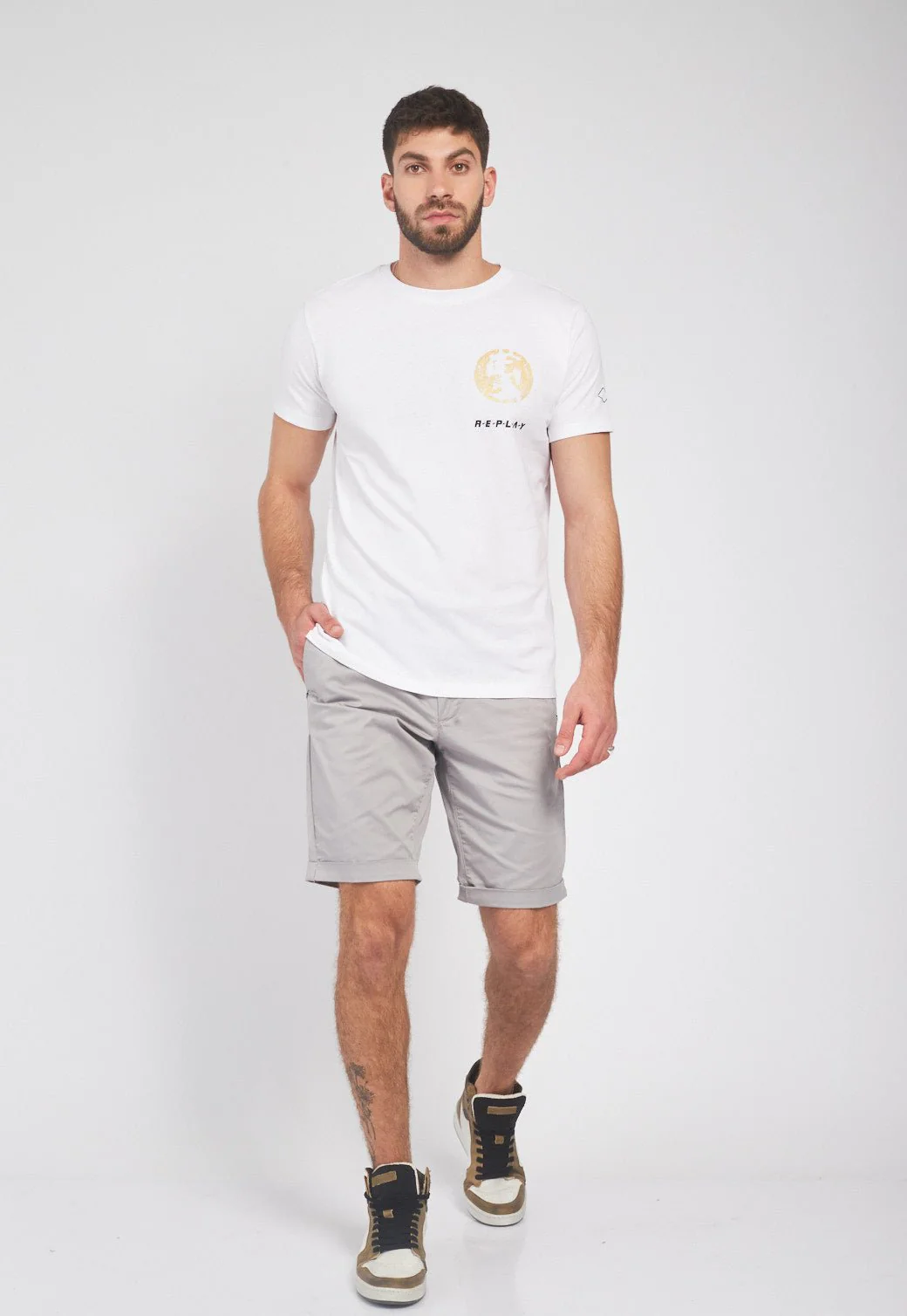 מכנסי צ'ינו קצרים גברים - Image 4