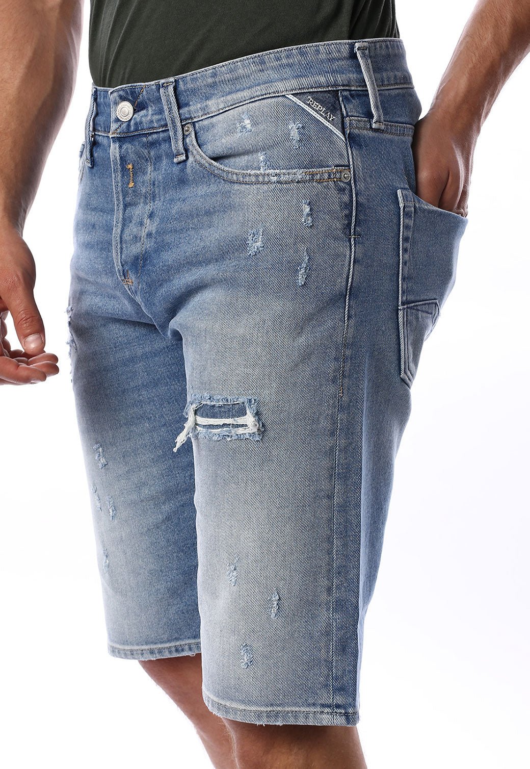 ג'ינס Waitom Short לגברים - Image 3
