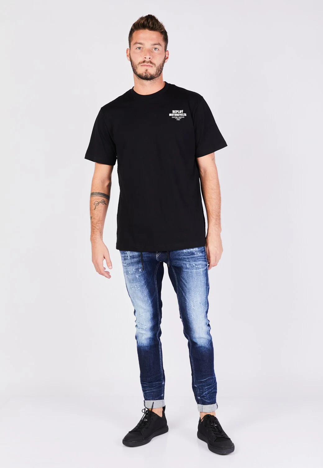 ג'ינס משופשף גברים - Image 3