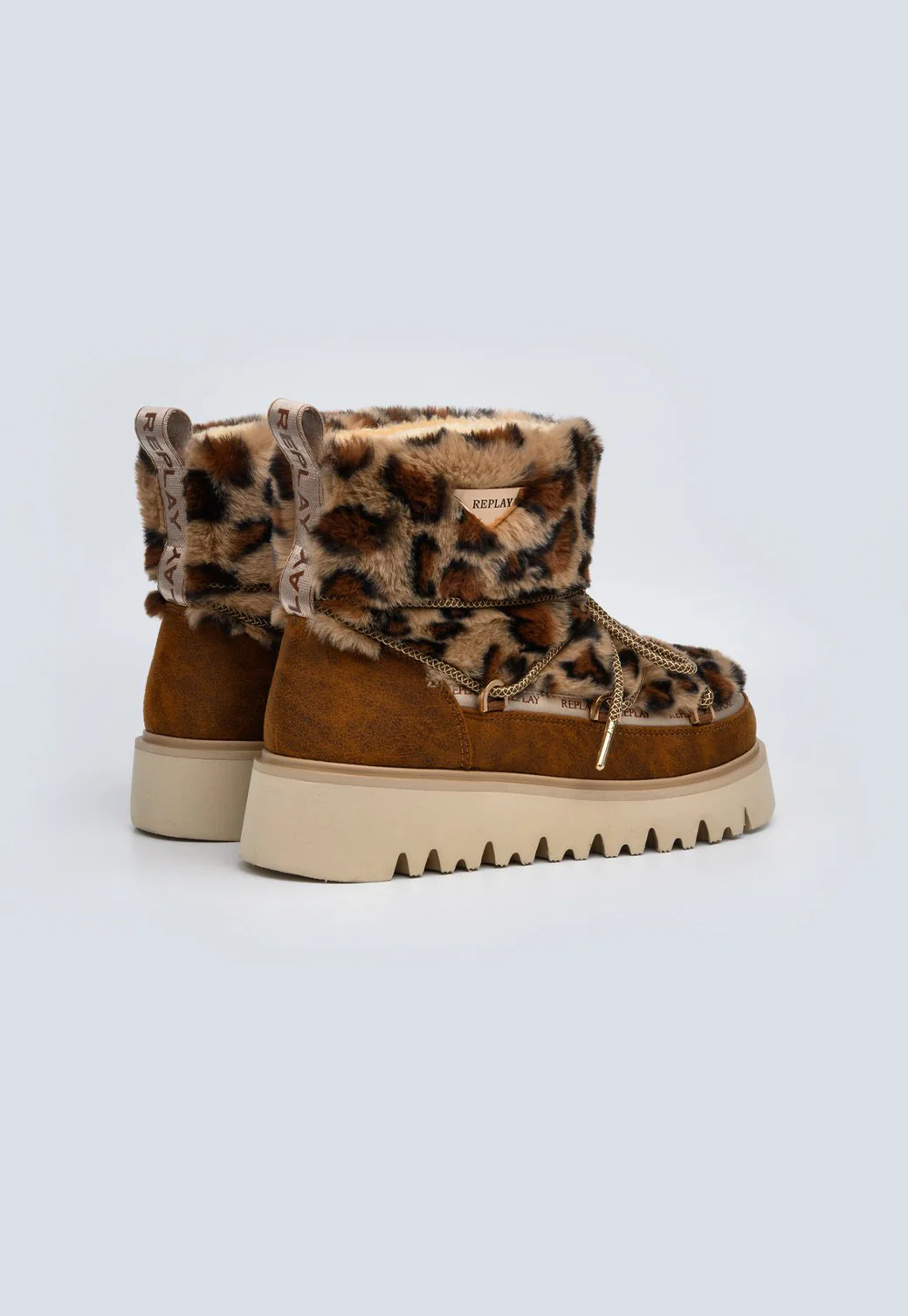 מגפוני חורף לנשים MELROSE SNOW LEO בצבע חום מנומר - Image 3