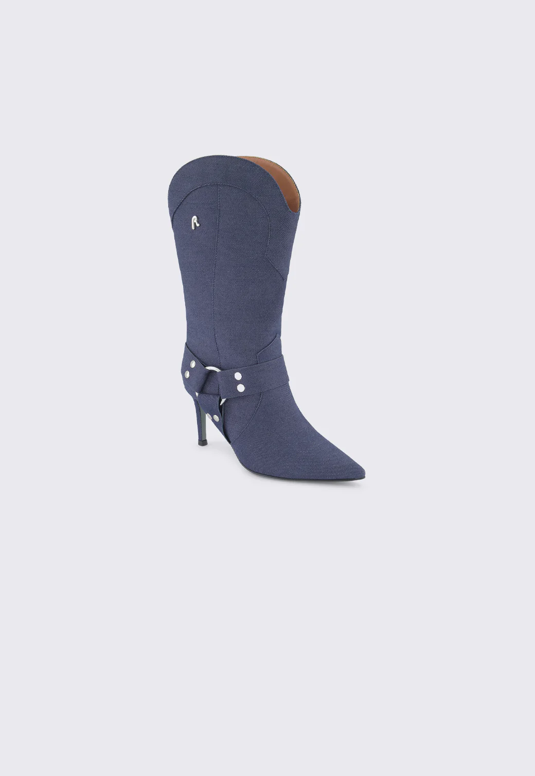 מגפי Athena Denim לנשים בצבע כחול ג'ינס - Image 2