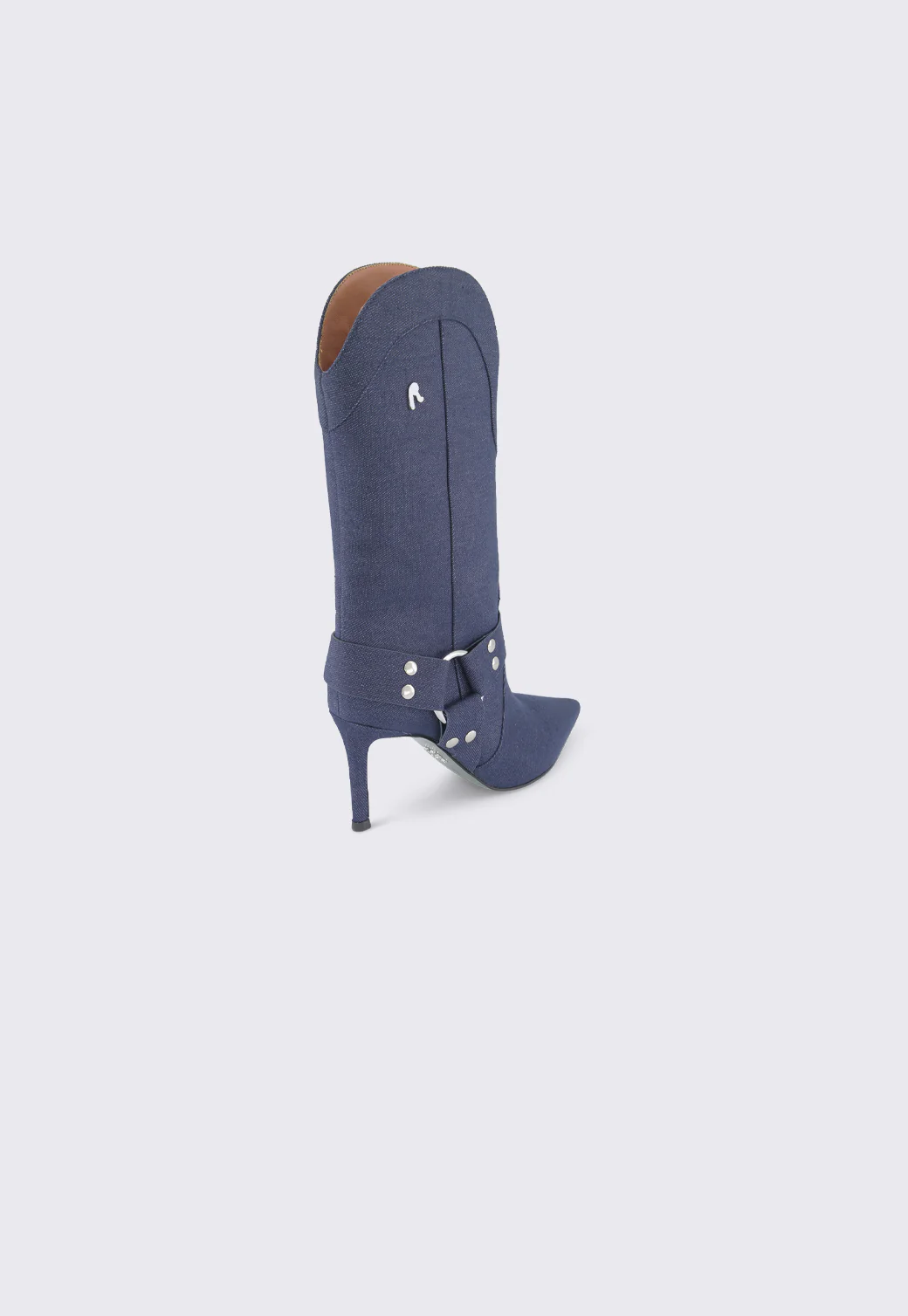 מגפי Athena Denim לנשים בצבע כחול ג'ינס - Image 3