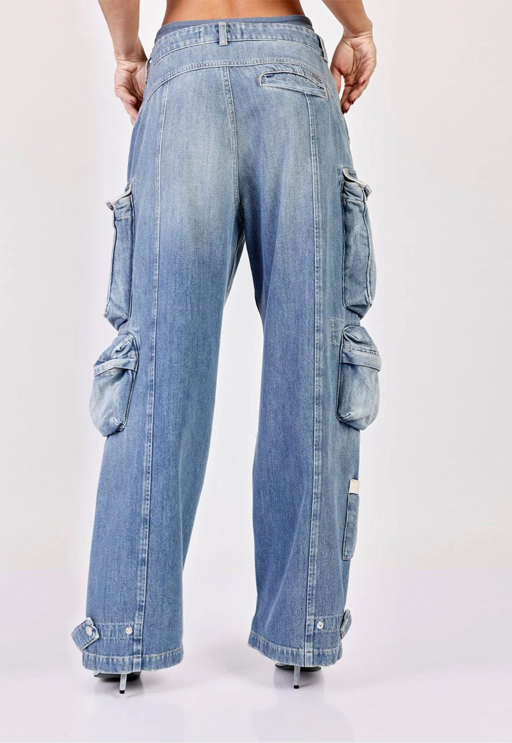 ג'ינס Milva Wide Leg נשים - Image 3