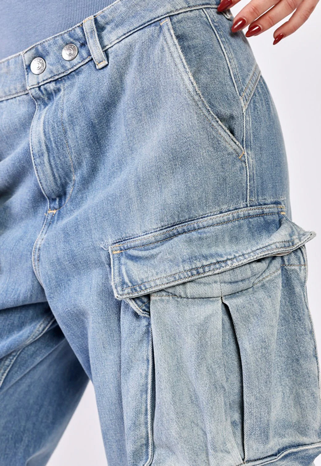 ג'ינס Milva Wide Leg נשים - Image 5