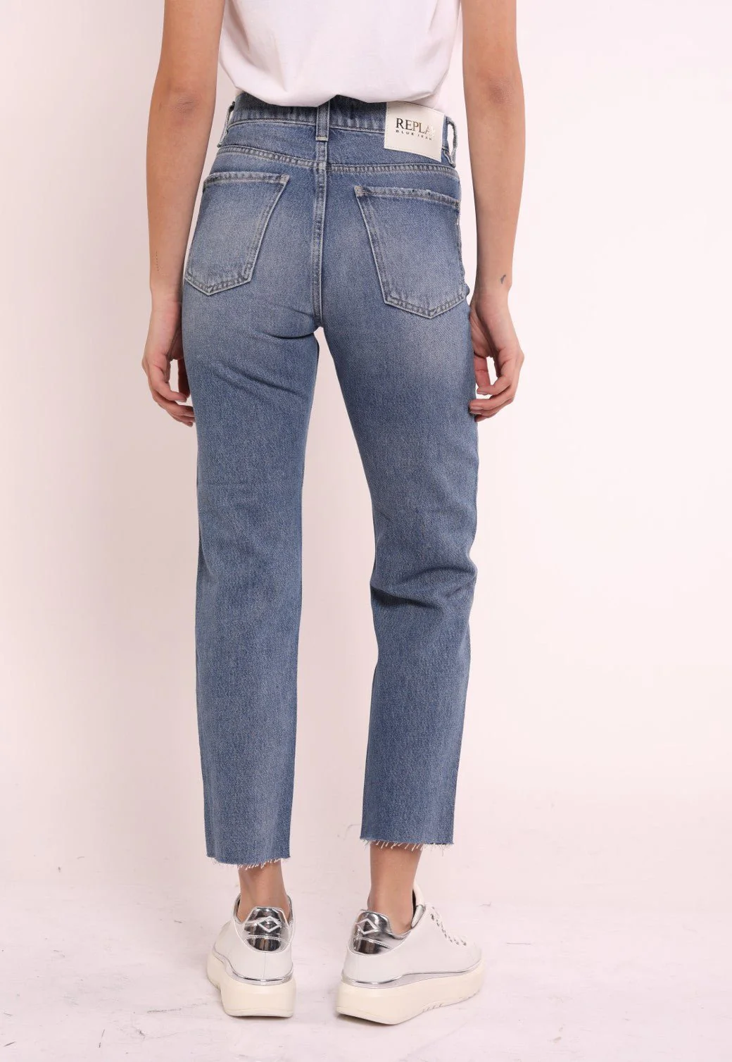 ג'ינס Maujke High Waist חלק נשים - Image 6