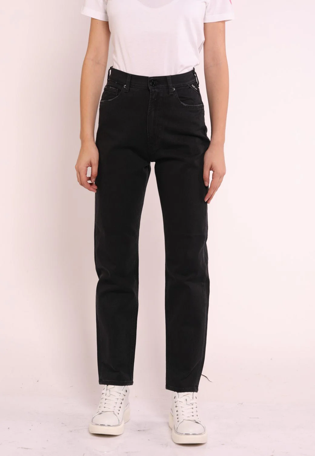 ג'ינס בגזרת Colene Straight Leg High Waist נשים - Image 2