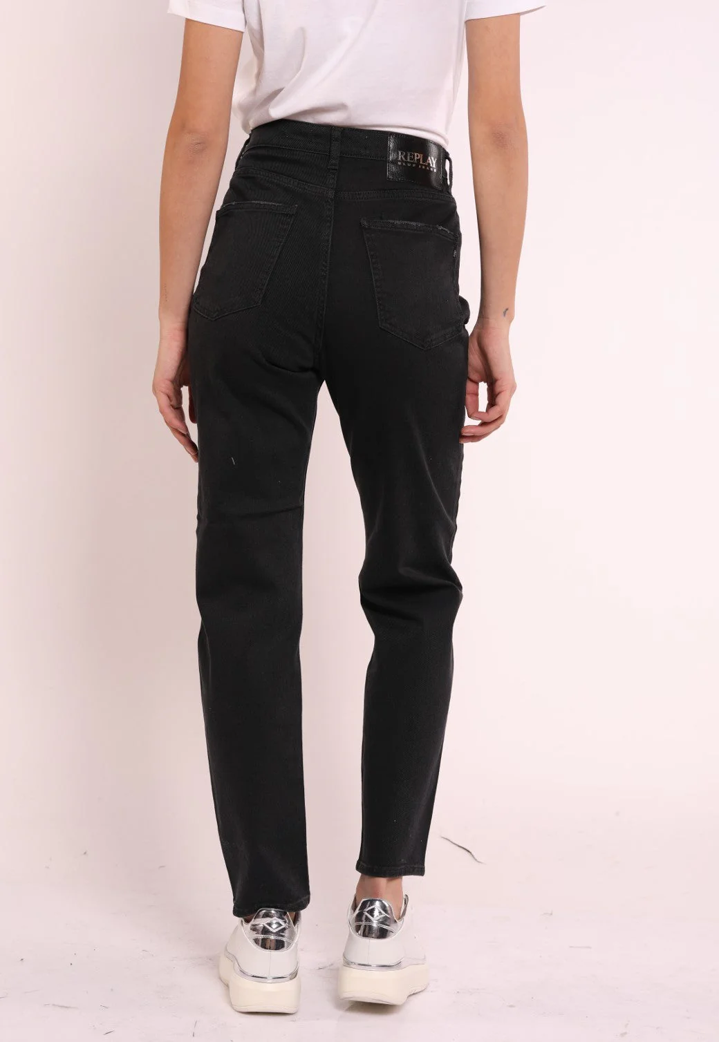 ג'ינס בגזרת Colene Straight Leg High Waist נשים - Image 6
