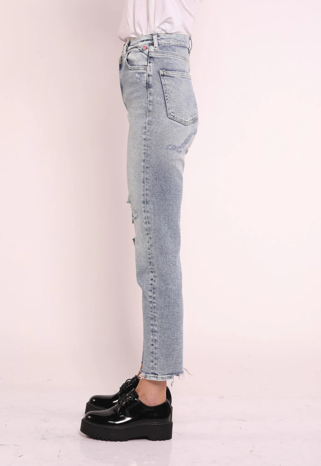 ג'ינס Colene Straight Leg High Waist נשים - Image 7