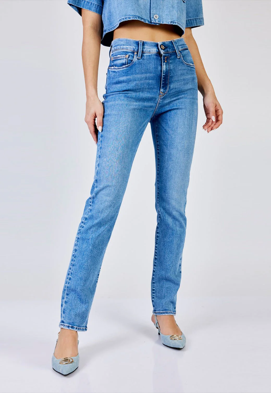מכנסי ג'ינס Slim Fit נשים